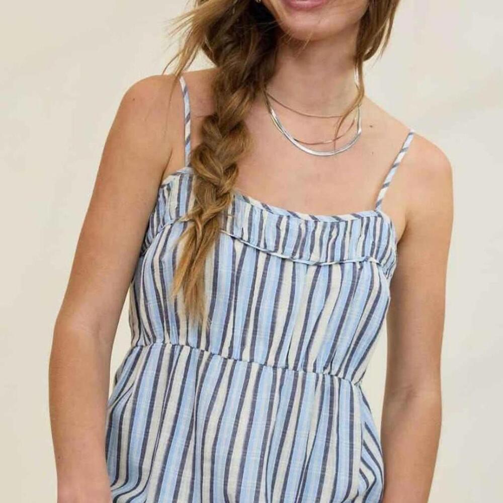 Aerie Women's Striped Tiered Maxi Dress / Size S / MSRP $84.95